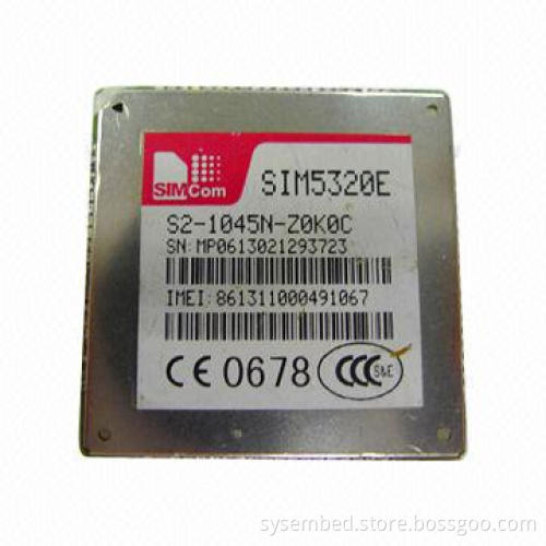 WCDMA Module, Supports HSDPA Up to 3.6Mbps for Downlink Data Transfer, SIM5320